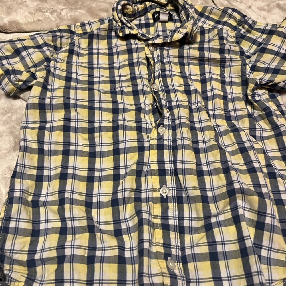 Boys button Tshirt